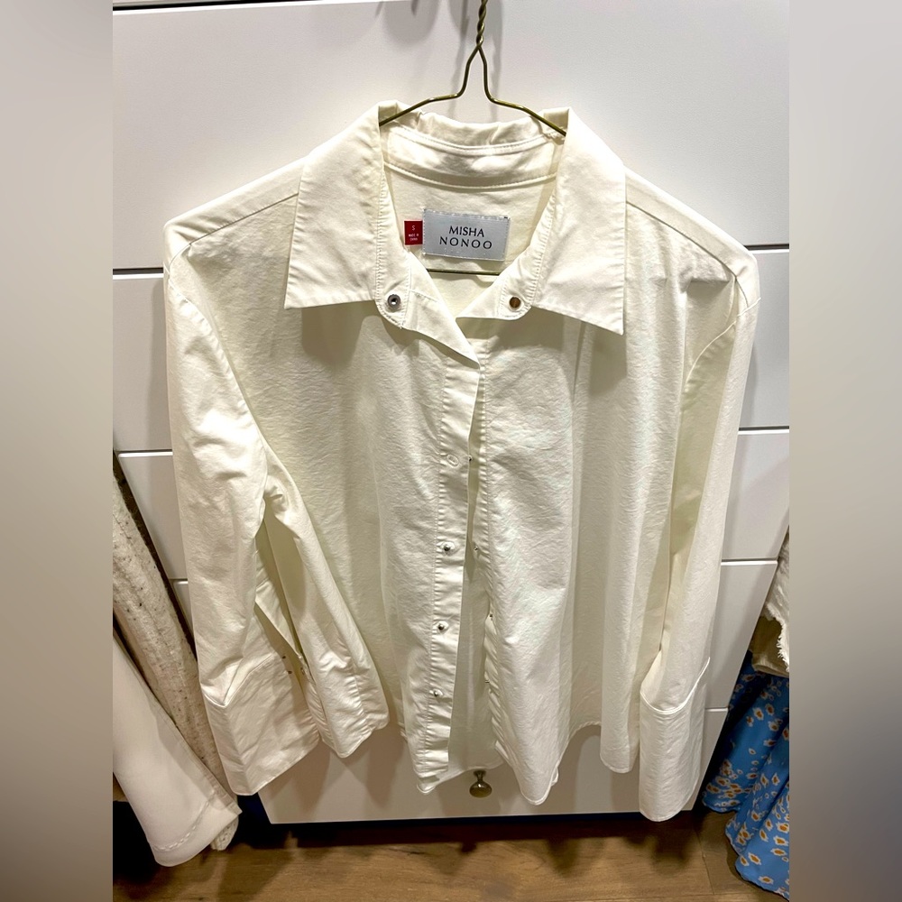 Misha Nonoo white button down shirt